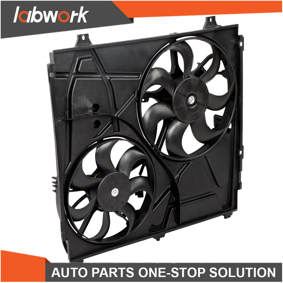 Labwork Radiator Condenser Fan Assembly 2003-2005 2006 For Kia Sorento 3.5L