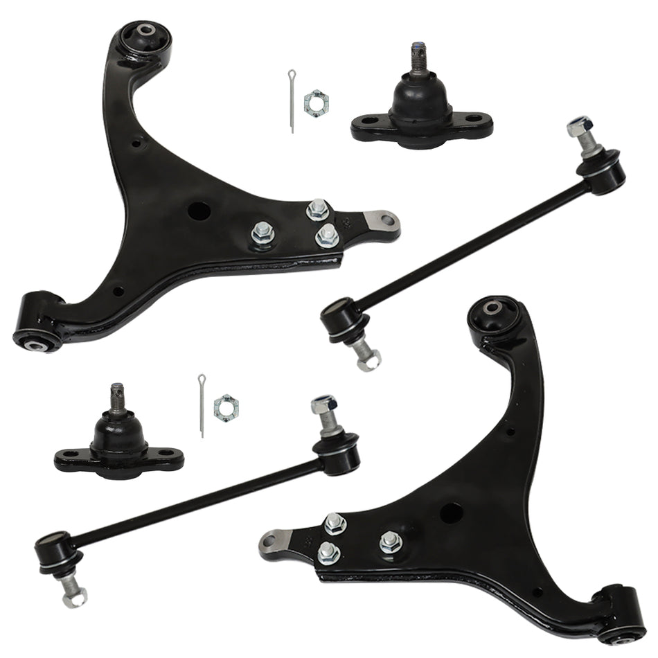Labwork Control Arms Ball Joints Sway Bars For 2009-2012 Hyundai Elantra 2.4L
