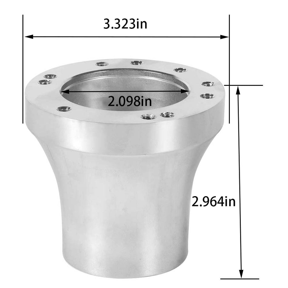 For Club Car ds Golf Cart Chrome Steering Wheel Hub Adapter 5Hole 6Hole 1985+