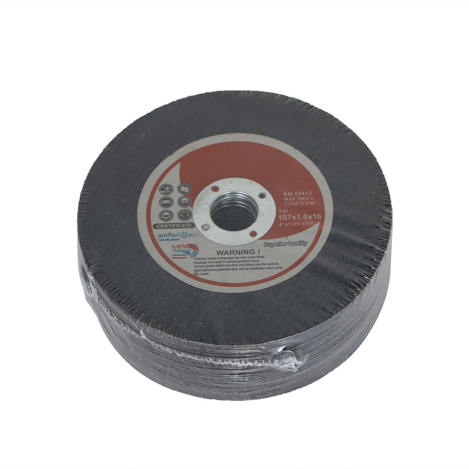 4"×.040"×5/8" Cut off Wheel - Metal & Stainless Steel Thin Cutting Discs 25 Pcs