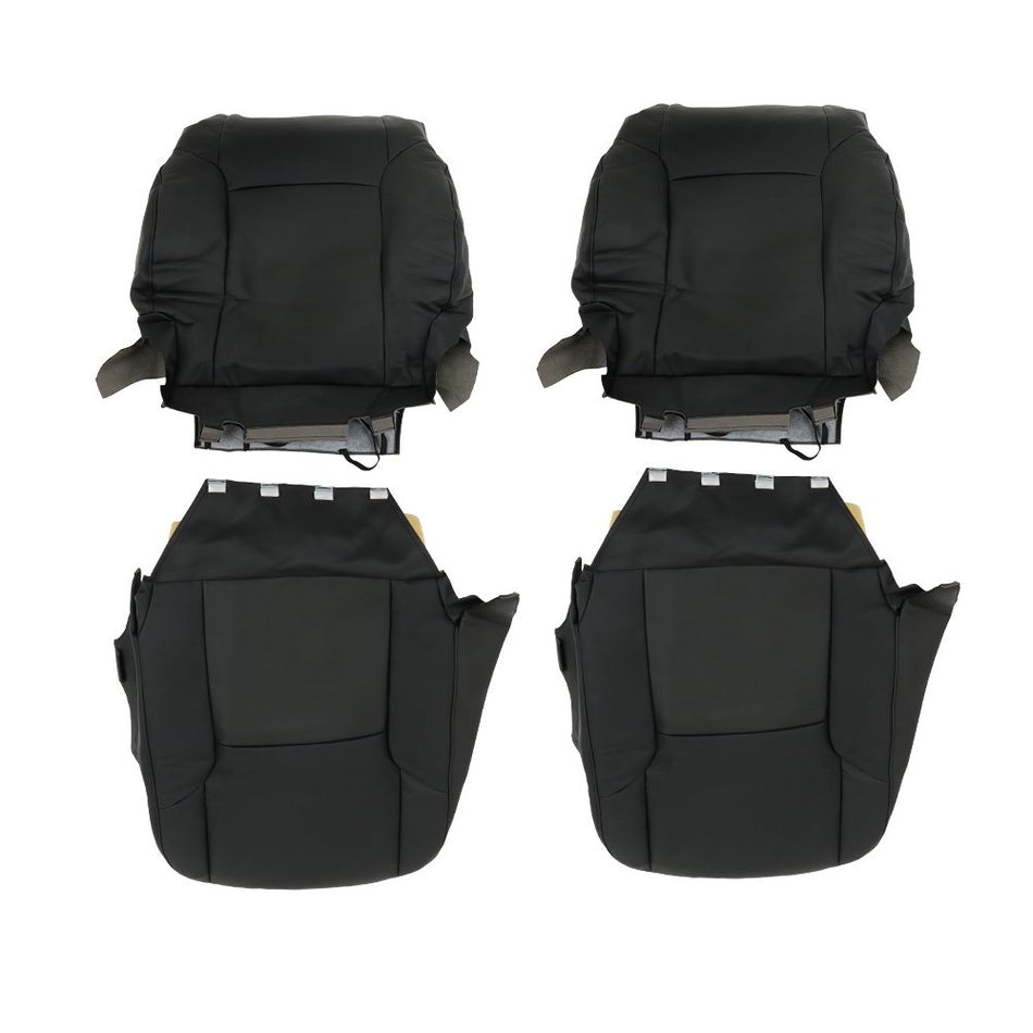 Labwork Front Left Right Seat Cover For Toyota 4Runner 2003-2009 Black Leather