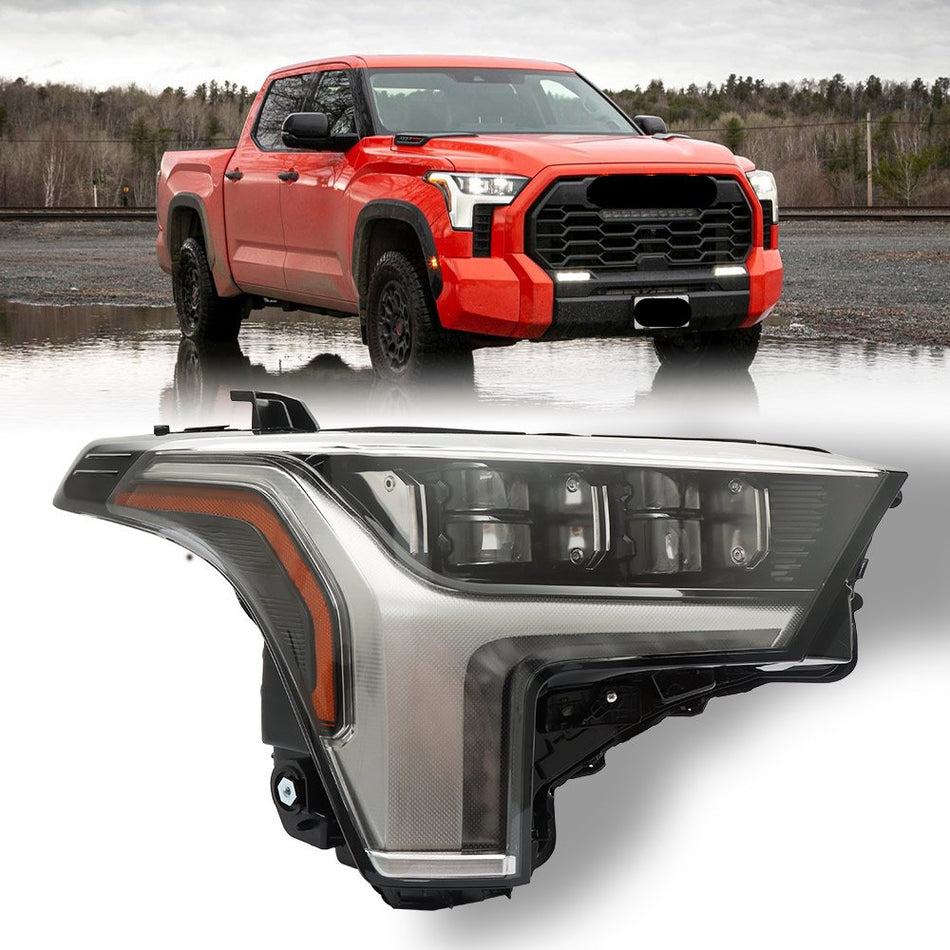 Labwork Right Headlight For 2022-2023 Toyota Tundra LED w/o Auto Leveling