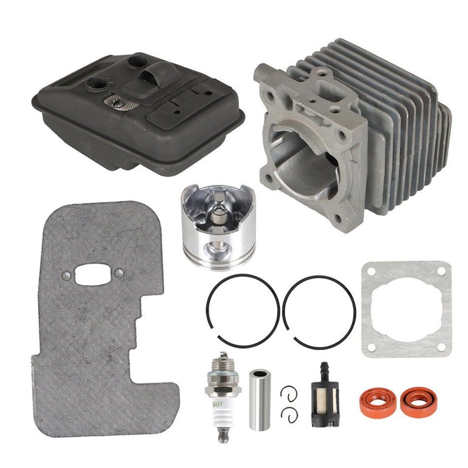 FS75 Cylinder Piston Exhaust Muffler Kit Fits For FS80 FS85 34MM 4137 020 1201