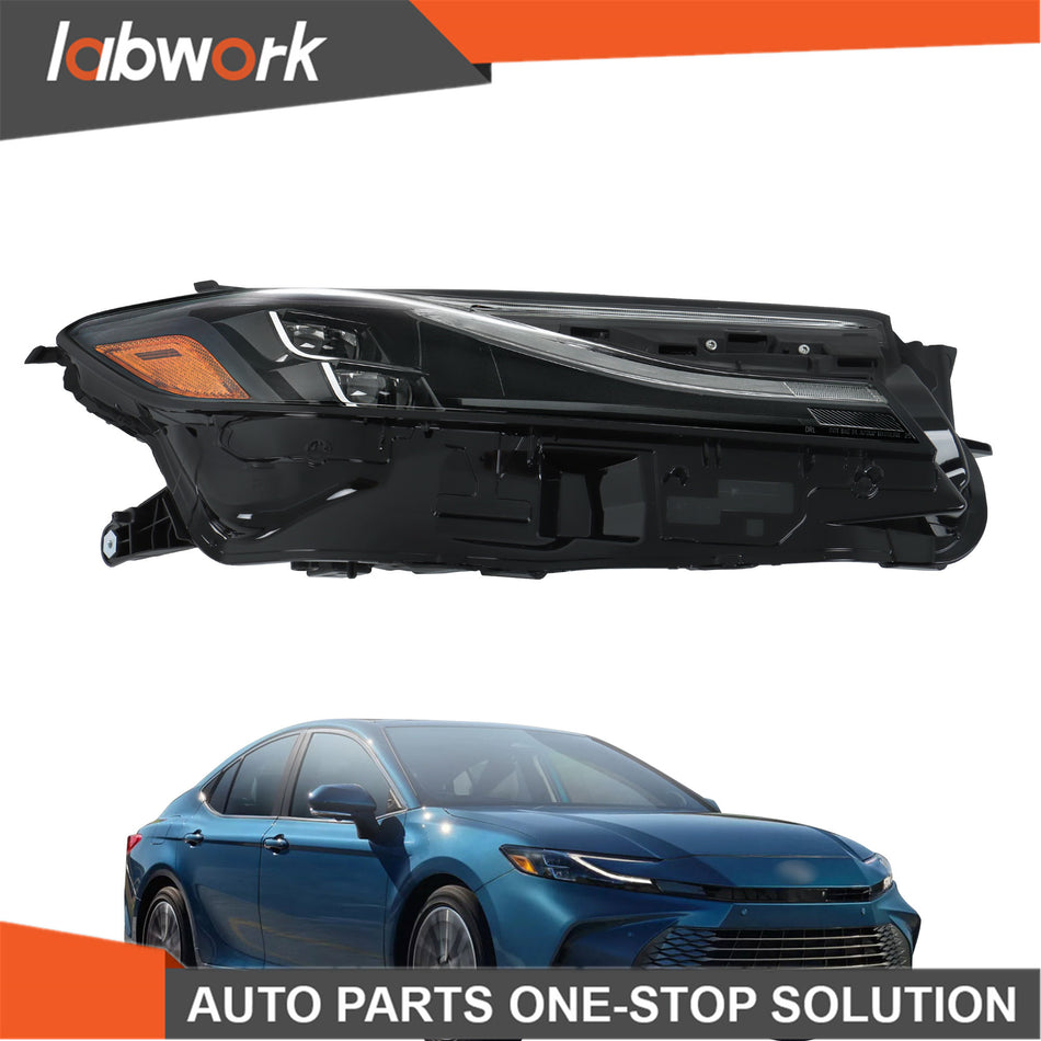 Labwork Headlights For Toyota Camry XLE 2025 Dual Projector LED Passenger Right