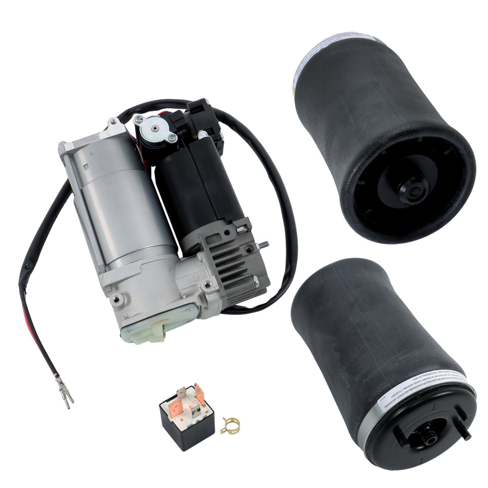 Labwork For BMW X5 Air Suspension Kit Rear Air Springs & Compressor Assembly