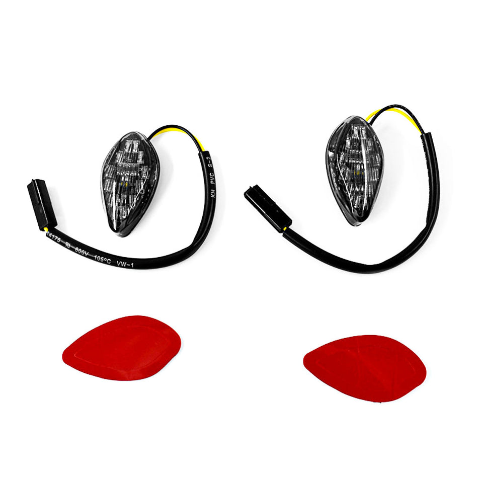 For Honda Grom Pair 12 FLUSH LED Turn Signals Light Mounting kit 2014-2016 NEW