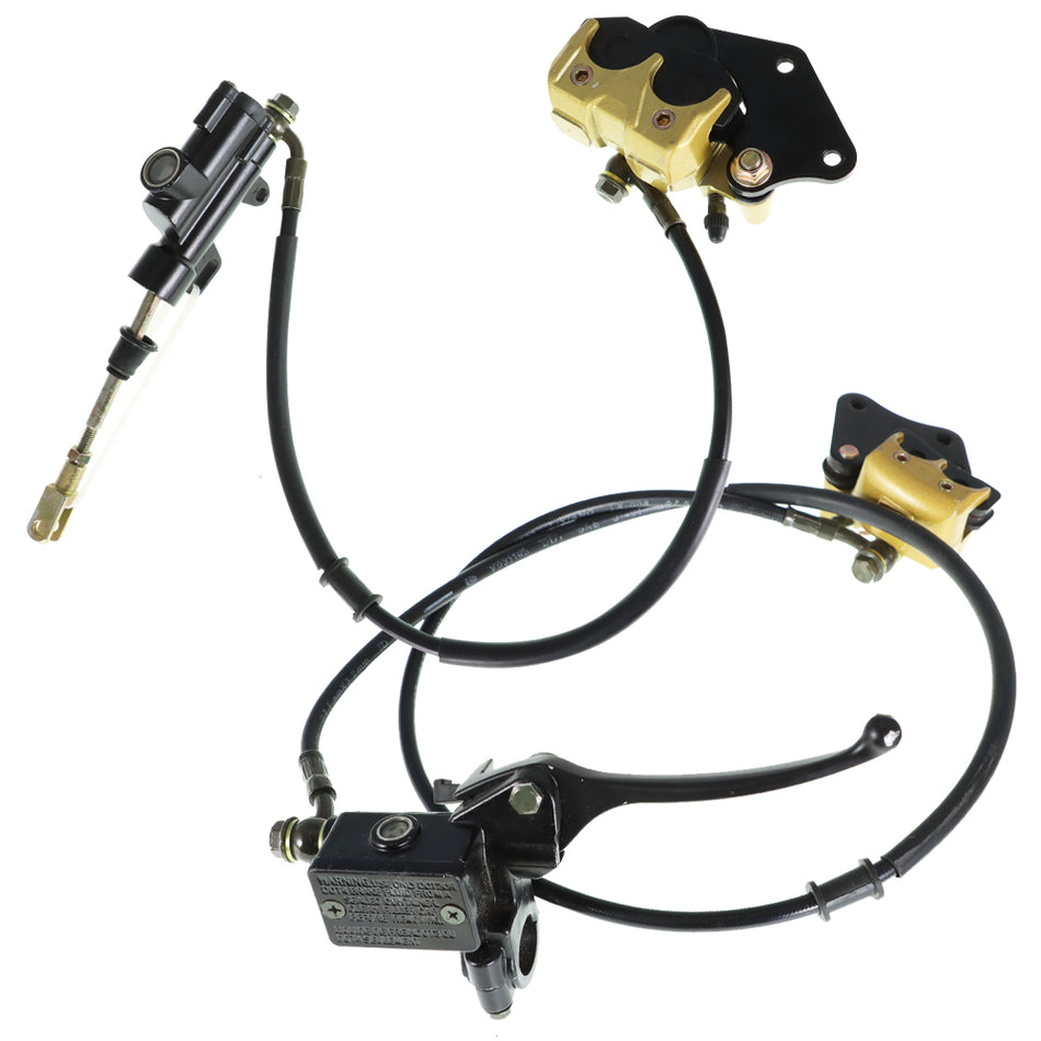 For 110cc 125cc Classic Pit Dirt Bike Hydraulic Front & Rear Brake Caliper US