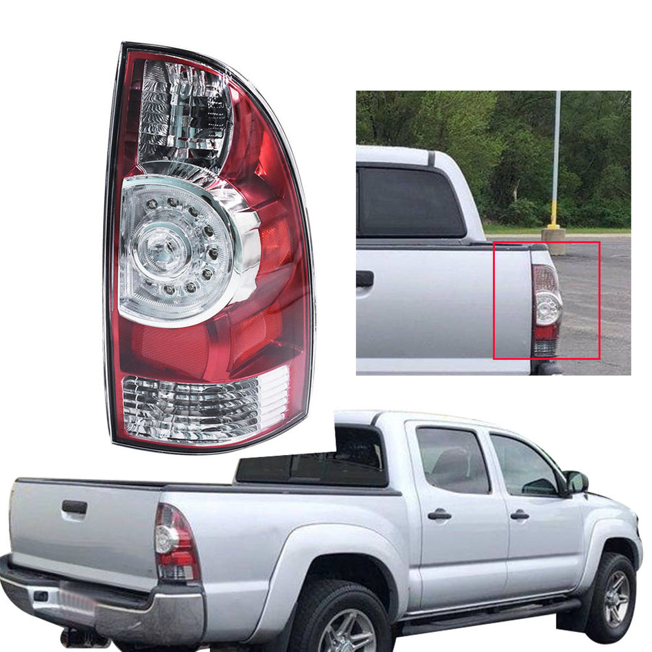 Labwork Passenger Right Side Rear Tail Lights For Toyota Tacoma 05-15 LED Red
