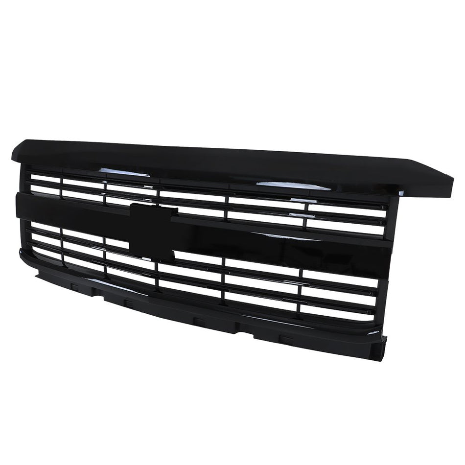 Labwork Front Grille Gloss Black 23335298 For Silverado 2500HD 3500HD 2015-2019
