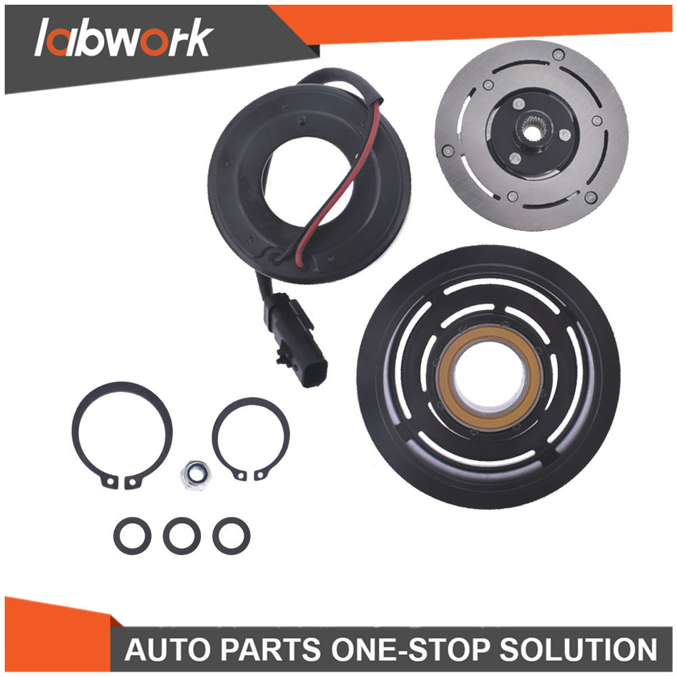 Labwork AC Compressor Clutch Kit Pulley Coil For 1994-2002 Dodge Ram 8CYL 5.9L