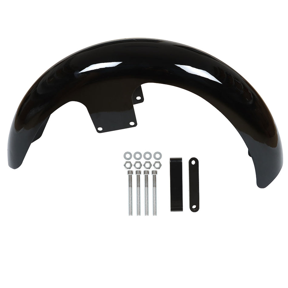 Motorcycle 21"Wrap Front Fender Steel For Touring Road King Electra Street Glide