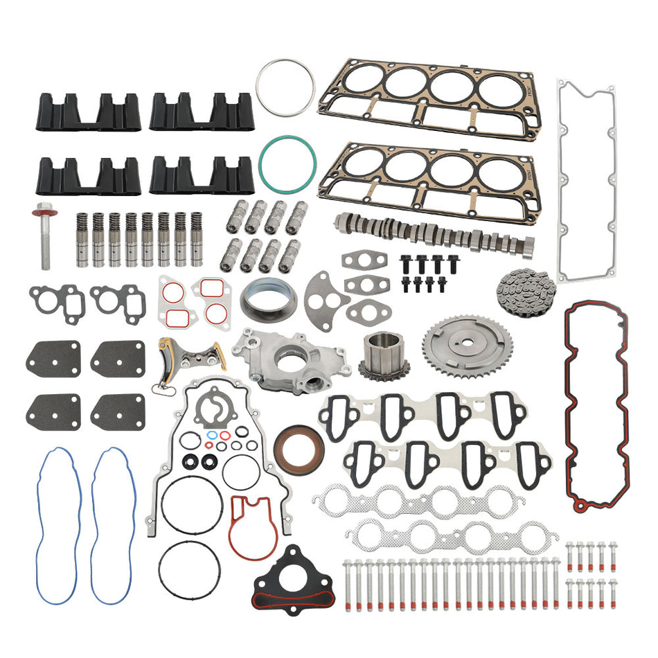 AFM DOD Replacement Kit with Camshaft Lifters Engine Head Gasket Oil Pump Timing Replacement for 2007-2013 Sierra Yukon Envoy Trailblazer Tahoe Sub-urban Silverado Avalanche 9-7X HS26191PT