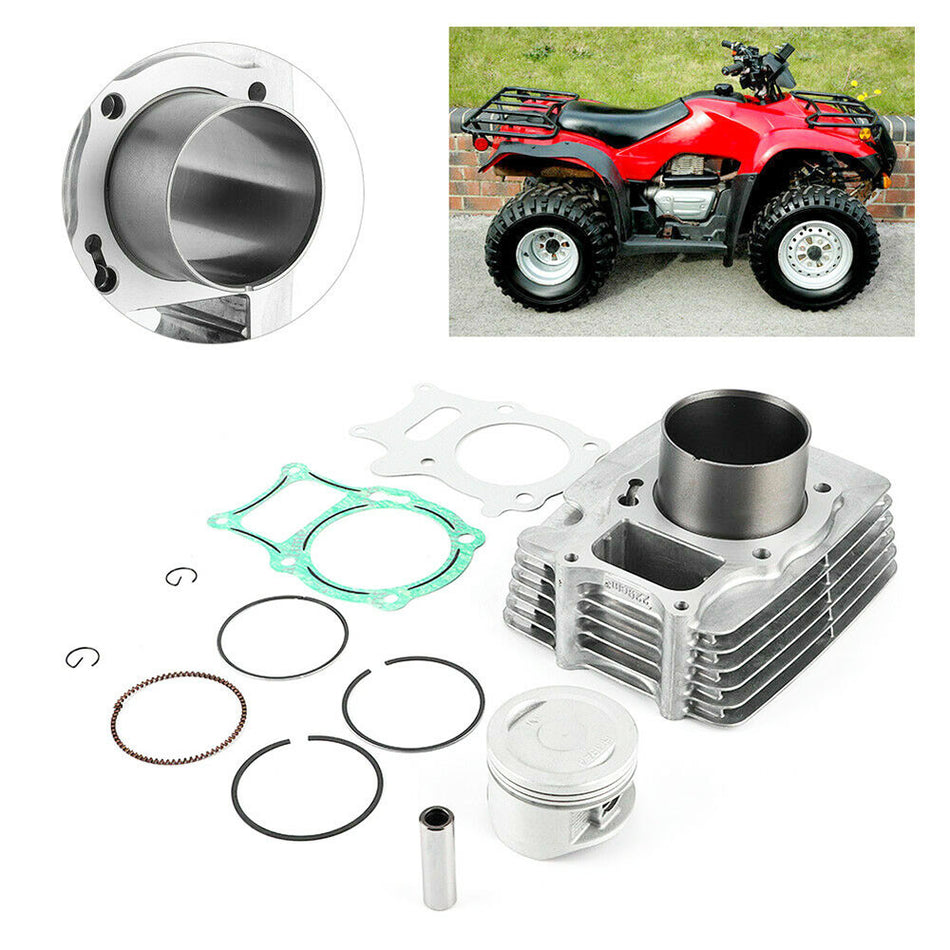 Cylinder Piston Gasket Top End Rebuild Kit For Honda Recon 250 TRX250 EX NEW