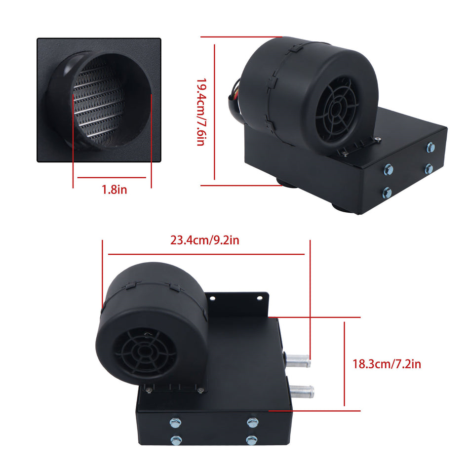 Cab Heater Kit with Defrost For 2014-2020 Polaris Ranger 570 Mid Size