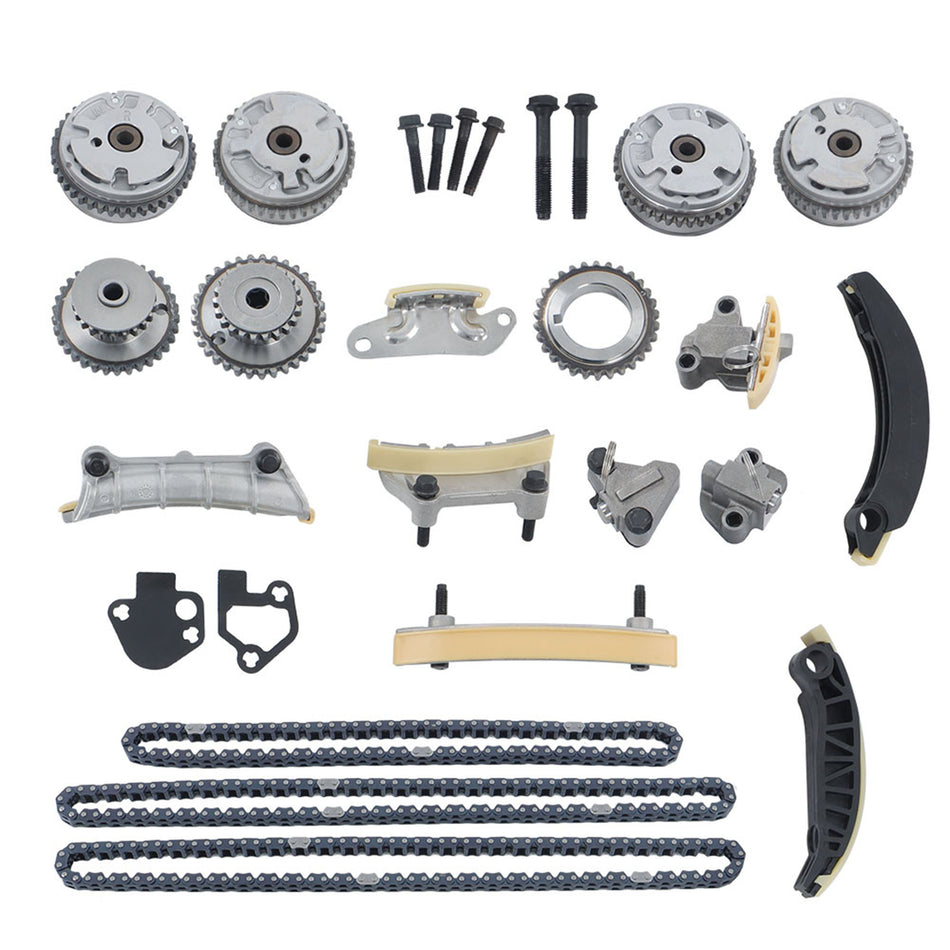 Labwork Complete Kit Timing Chain& 4VVT Cam Phaser Int& Exh For Equinox 3.0/3.6L