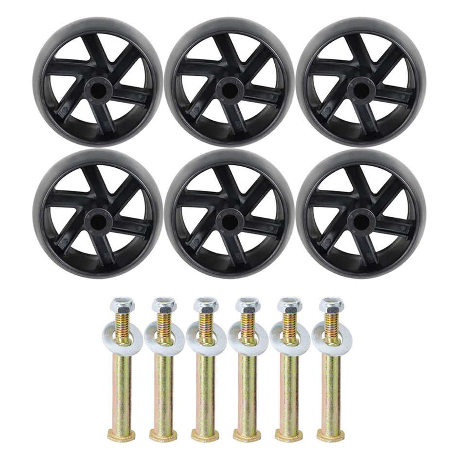 Fits For Husqvarna and Hardware Kit 6Pcs Deck Wheels 532133957 AYP Sears 174873