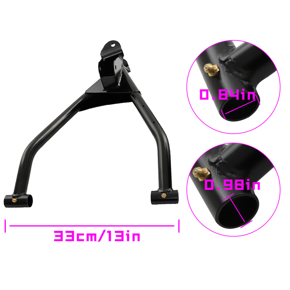 Left & Right Front Control Arms 0454270-067 For Polaris RZR 170 2009-2021 Black