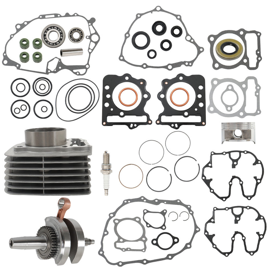 For Honda 400EX ENGINE REBUILD KIT CRANKSHAFT CYLINDER PISTON GASKET 1999-2004