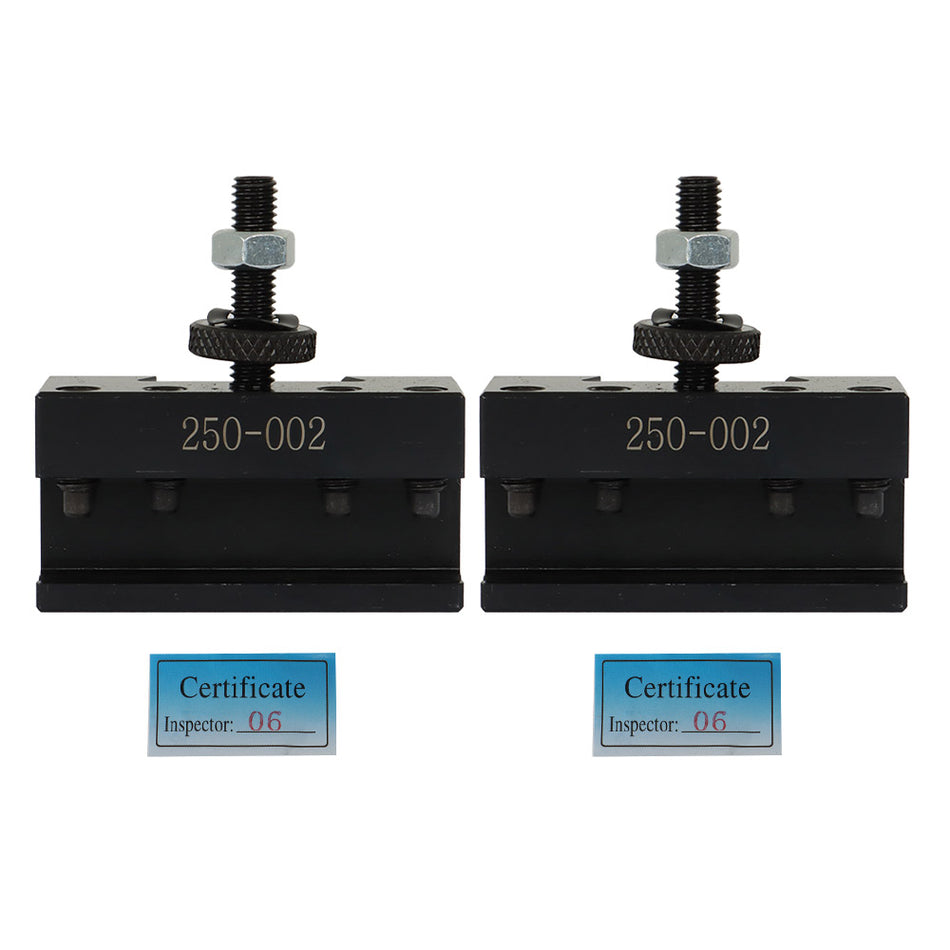 2× Quick Change Boring,Turning Tool Post Holder For Lathe OXA #2 250-002