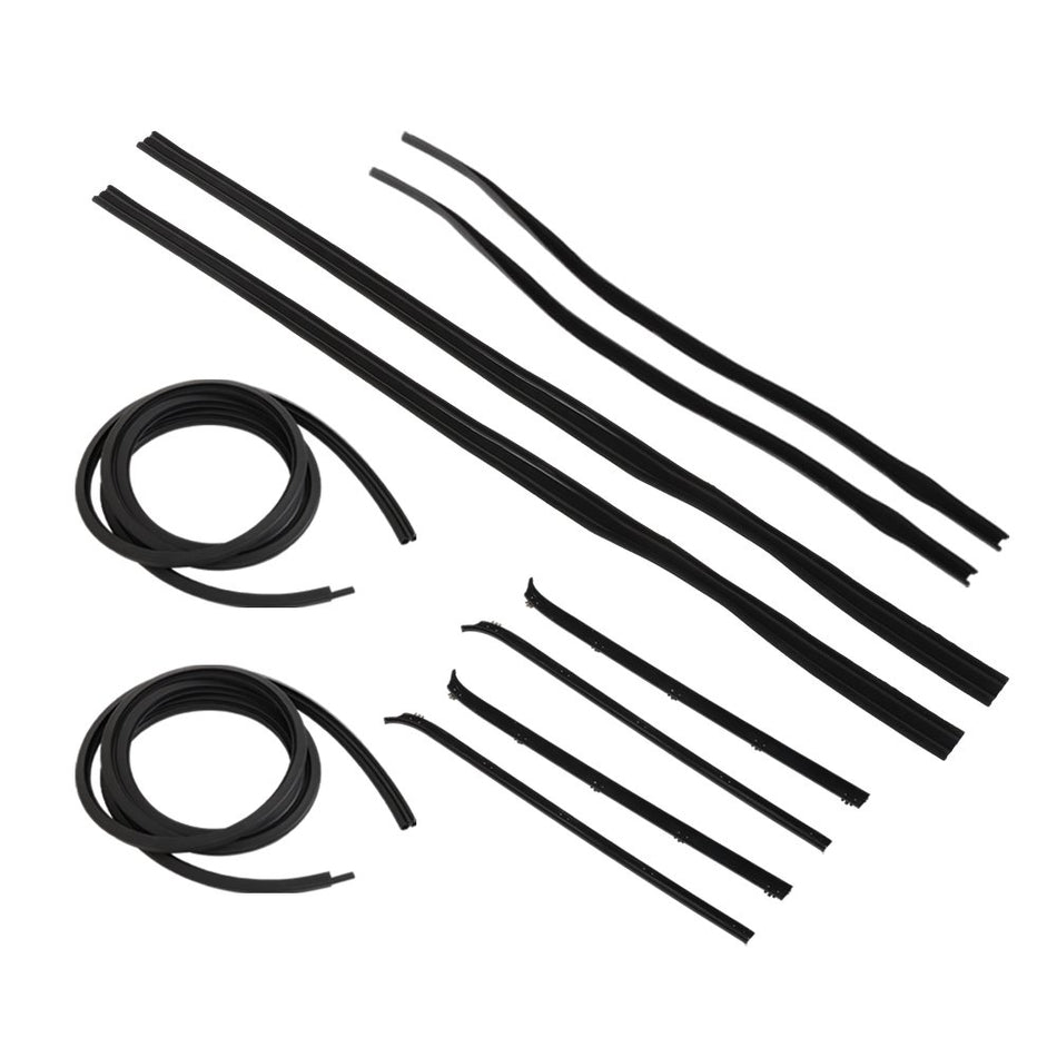 Labwork Door Window Weatherstrip Seal Kit For 1980 81-1993 Dodge Truck D W 150