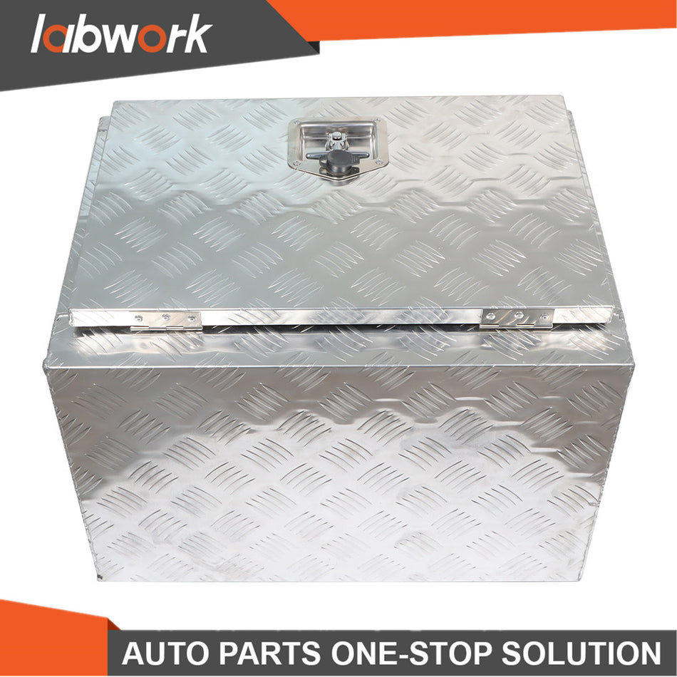 Labwork 24" x 17" x 18" Aluminum Underbody Bed Tool Box For Pickup Truck Trailer