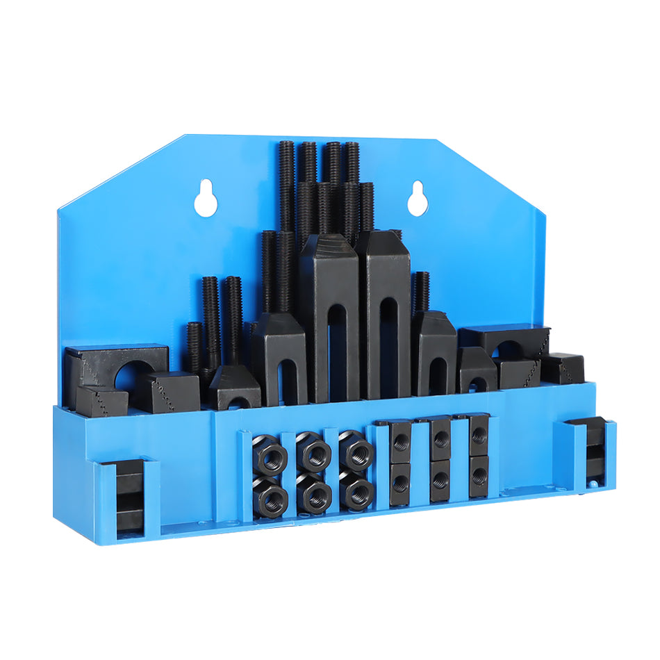 58 Piece 1/2 T-Slot Clamping Kit Mill Machinist Set W/3/8-16 Studs