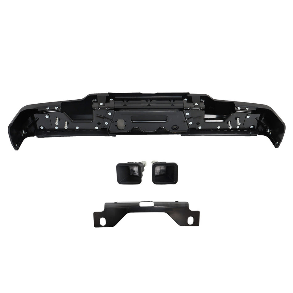 Rear Bumper w/o sensor holes For 2017-2022 Ford F250 F350 Super Duty