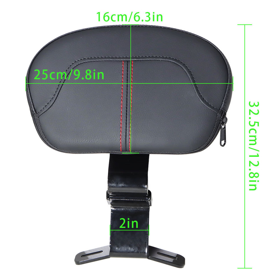 Front Driver Rider Backrest  For Touring CVO Road King Electra Glide 09-22  NEW