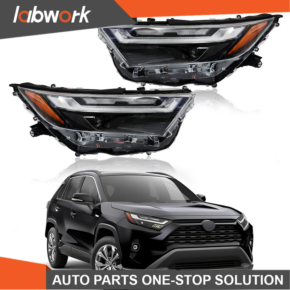 Labwork For 2022-2023 Toyota Rav4 Rav-4 XSE Full LED Headlight w/ Bulb Passenger