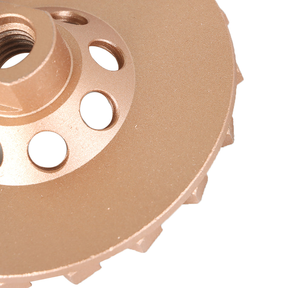 Grinding Wheels 4.5" Diameter 18 Turbo Diamond Segments 5/8"-11 Arbor