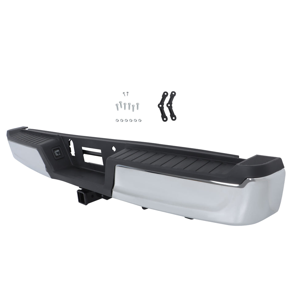 Labwork Rear Side Chrome Steel Step Bumper Assembly For Ford 2021 2022 2023 F150