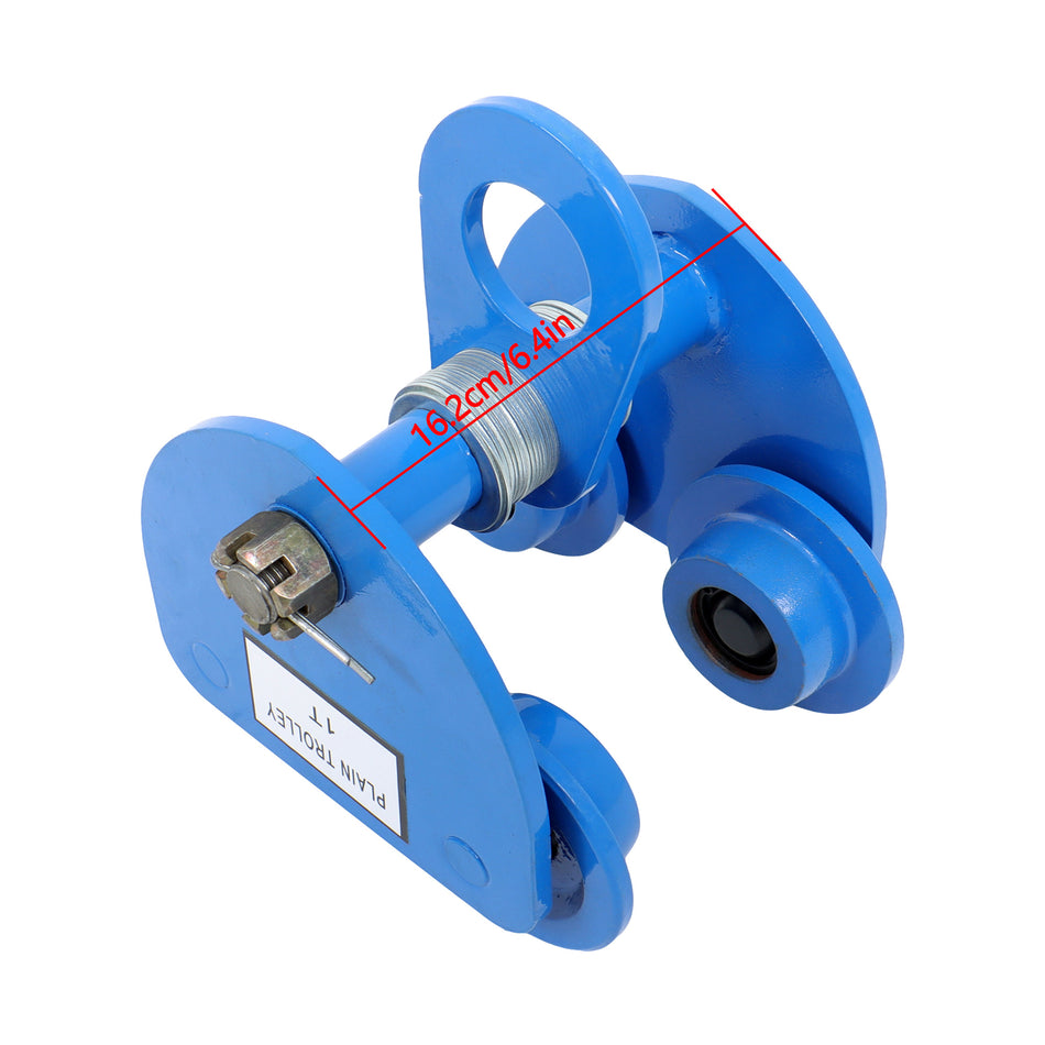 Manual Trolley 1 Ton | 2200LBS Load Capacity I-Beam Flange Width 65 to 150mm