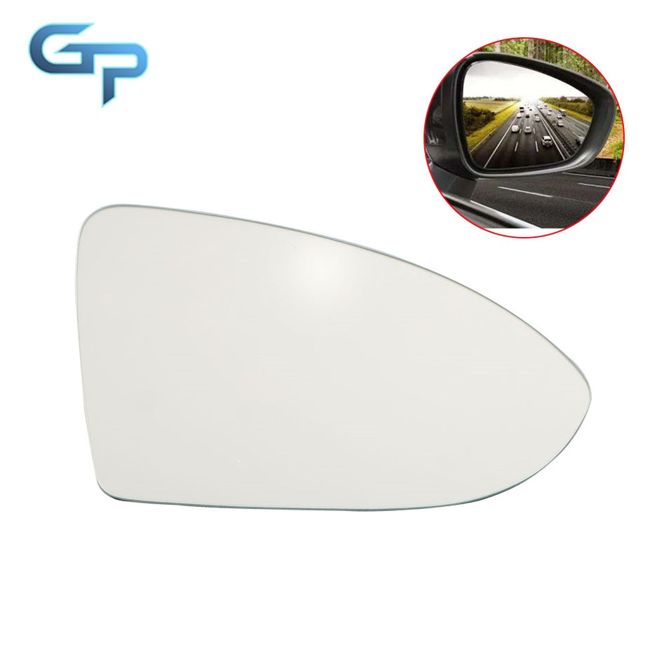 Right Side Mirror Glass For VW GOLF MK7 MK7.5 13 14-18 Heated Convex with Plate