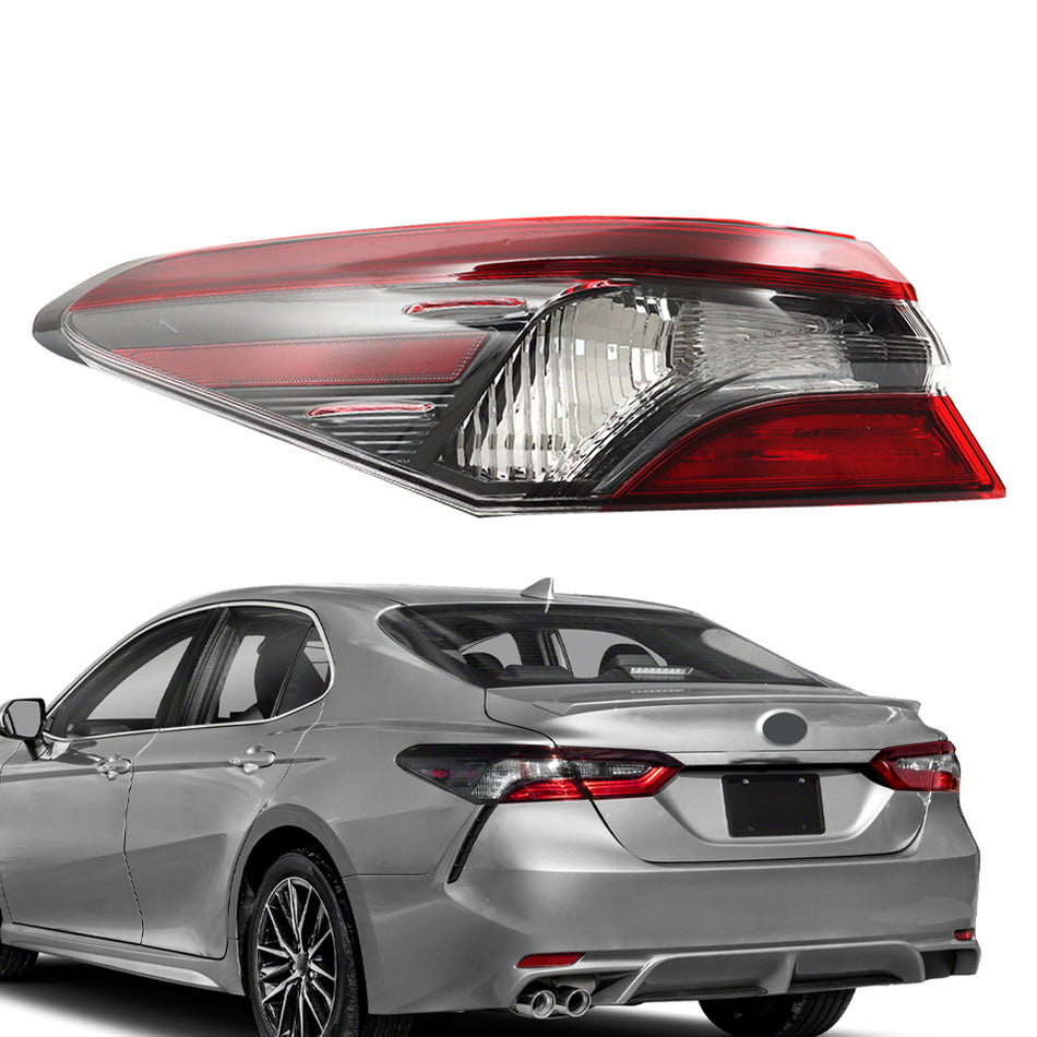 Labwork Driver Left Side Outer Tail Light Fit For 2021 2022 Toyota Camry Halogen