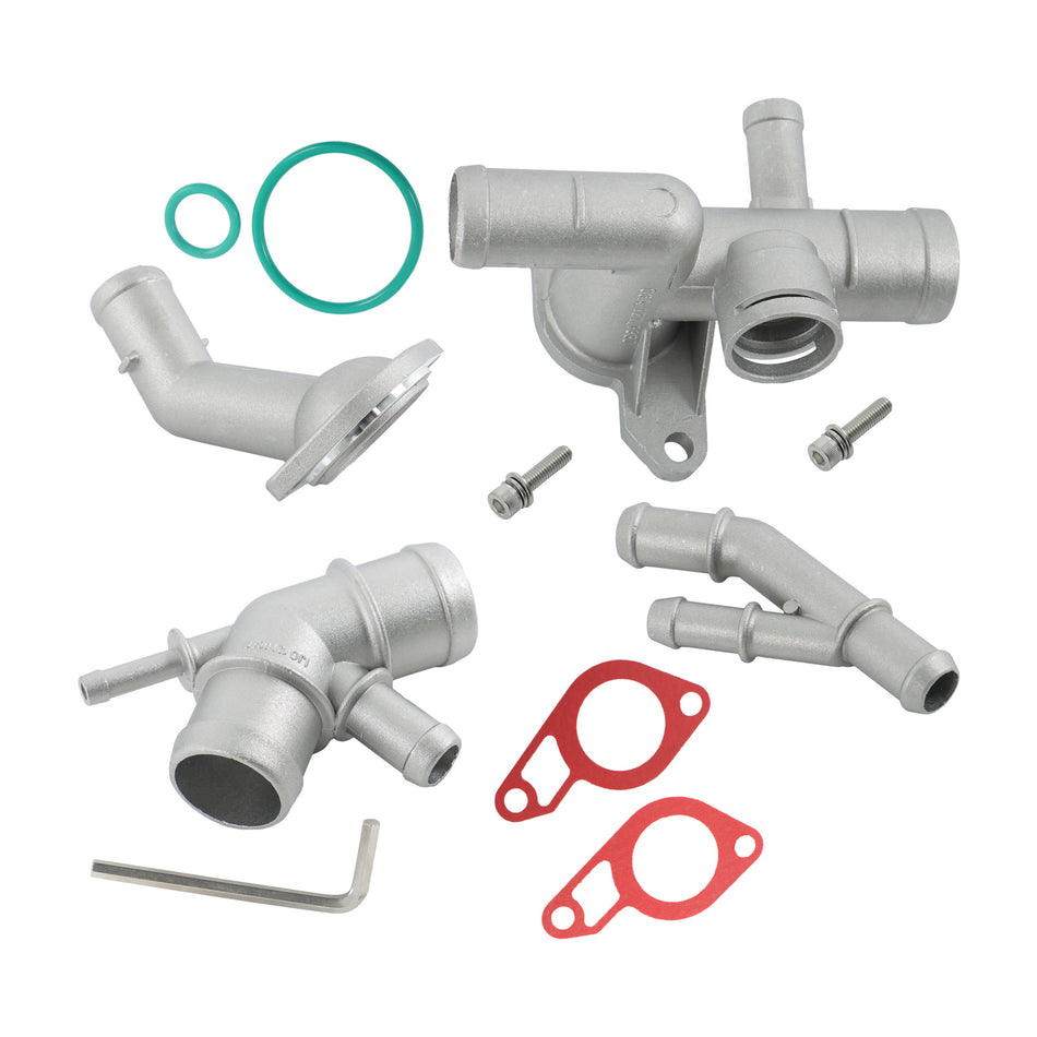 Labwork Water Tank Connecting Tube Kit For 2000-2005  VW Mk4 Golf/Jetta 1.8T