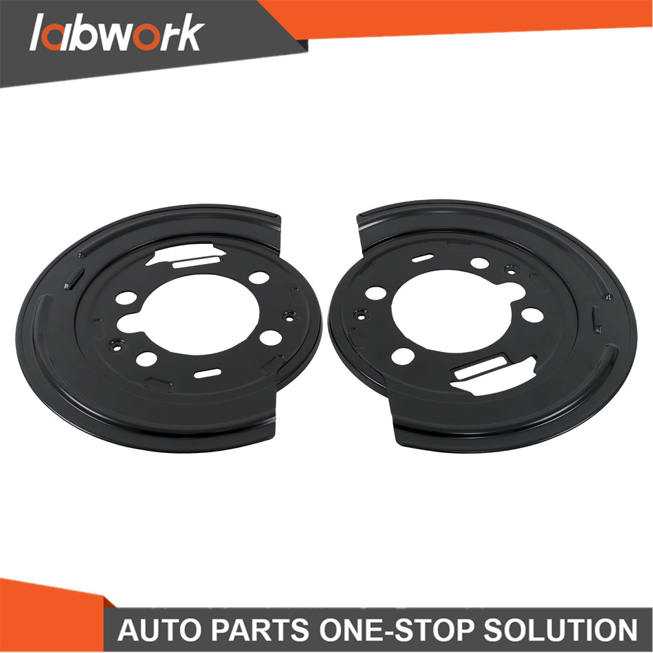 Labwork Rear Brake Dust Shield 1 Pair For Select Chevrolet/GMC/Hummer Models
