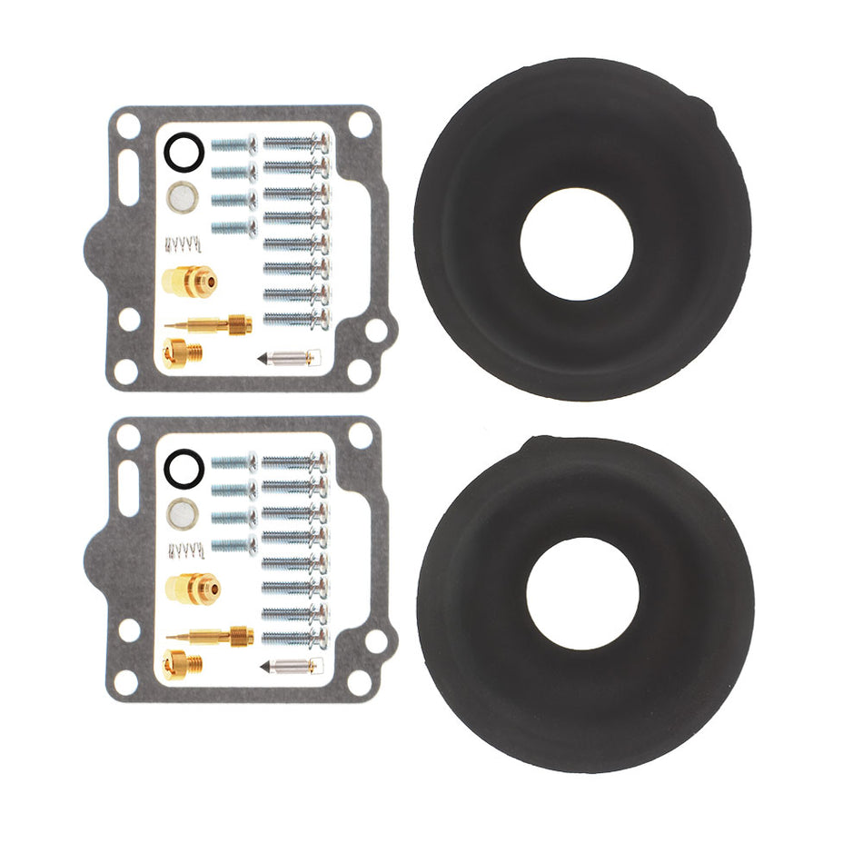 2SET For yamaha XV750 Virago 750 carburetor repair kit plunger diaphragm parts
