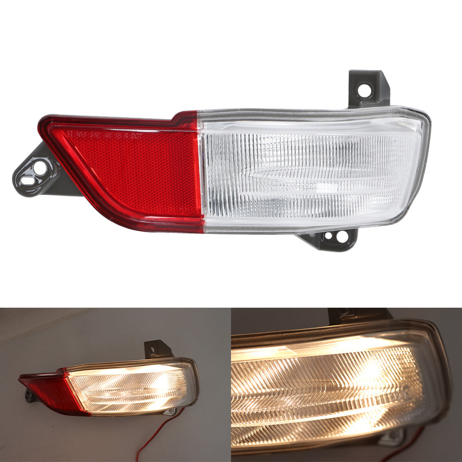 Labwork Rear Right Side Back Up Light Fit For 2016-18 Honda Pilot Halogen Clear