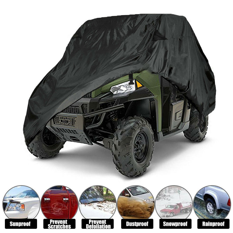 Premium Utility Vehicle Cover Waterproof Fit For Polaris Ranger XP 1000 900 800