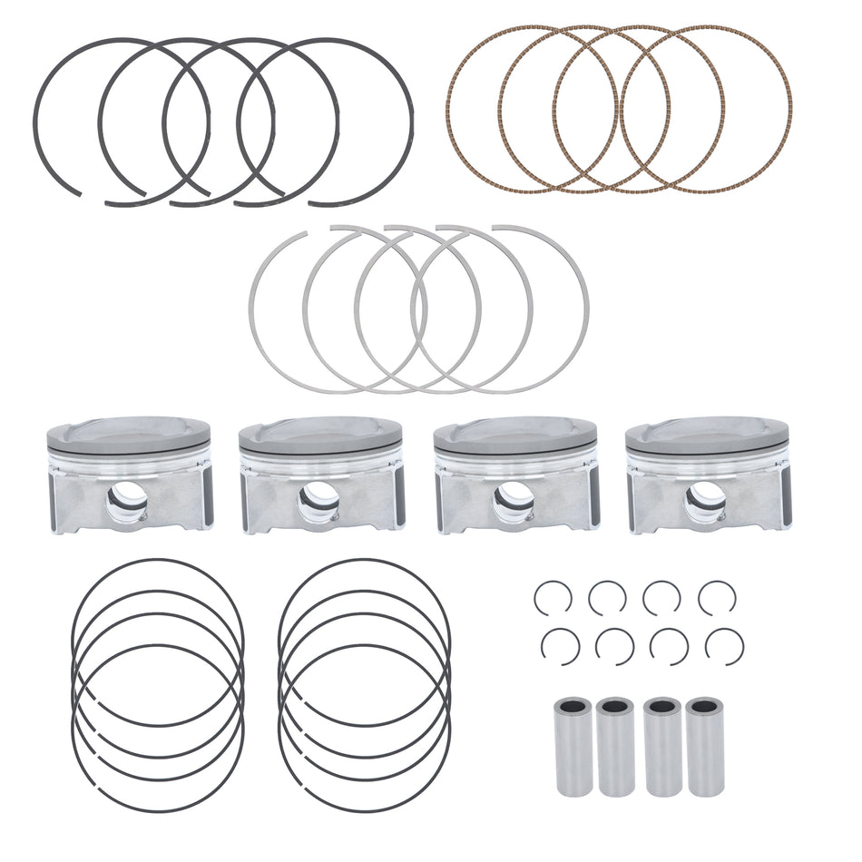 Labwork Pistons & Rings Kit For 2007-2013 Toyota Camry RAV4 Scion tC Lexus 2.4L
