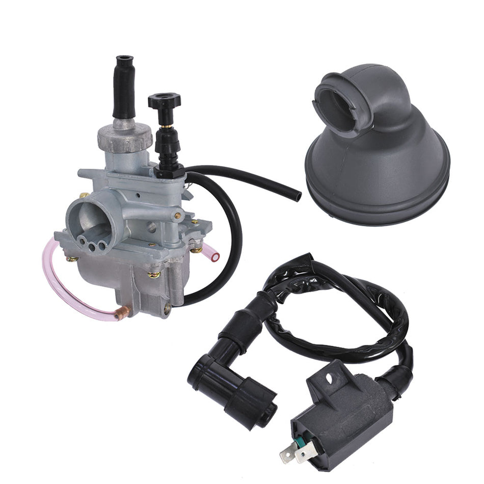 Carburetor Intake Boot Ignition Coil & Rubber Cleaner For Suzuki LT-80 1987-2006