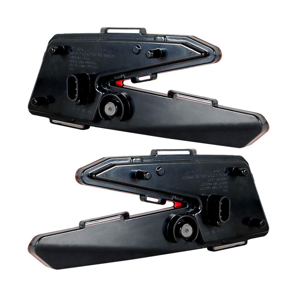 Left Right Red LED Brake Tail Lights For 2017-2021 Can-Am Maverick X3 Max R 4x4