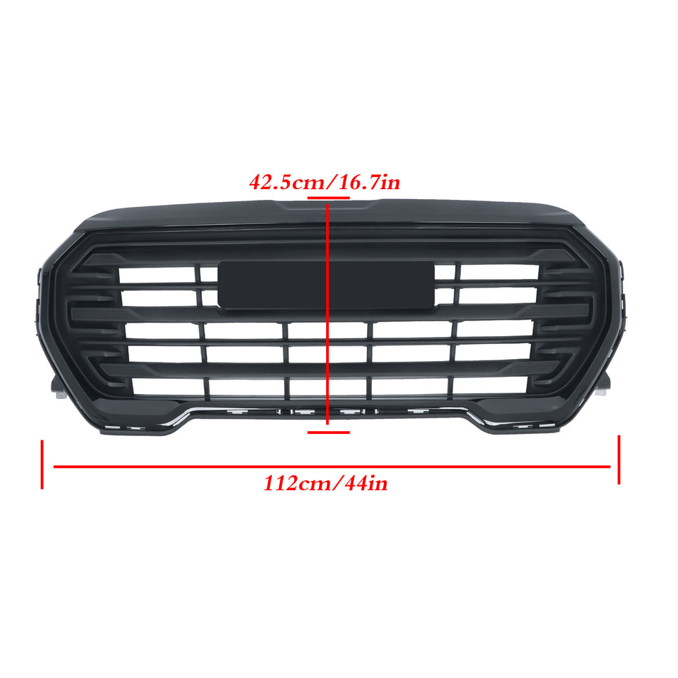 Labwork Black Plastic For GMC Terrain SLE 2022 2023 Front Upper Bumper Grille
