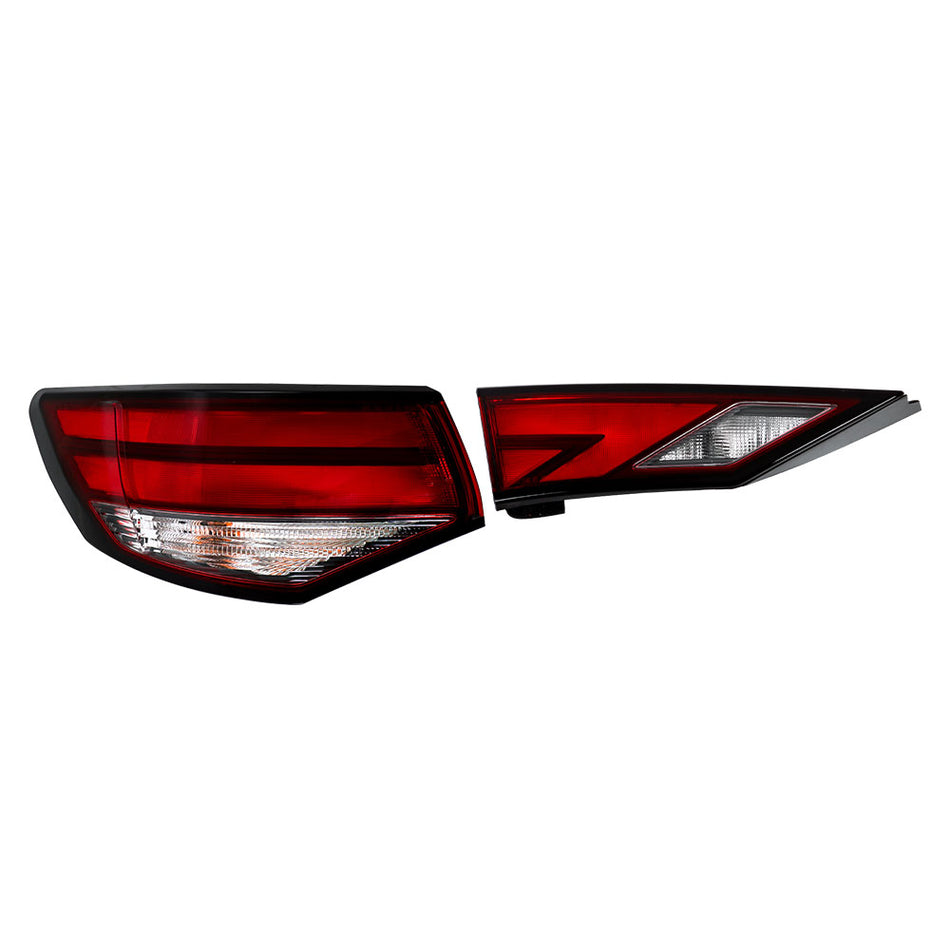Labwork Driver Left Side Tail Light Lamp For 2021-2023 Nissan Sentra Inner+Outer