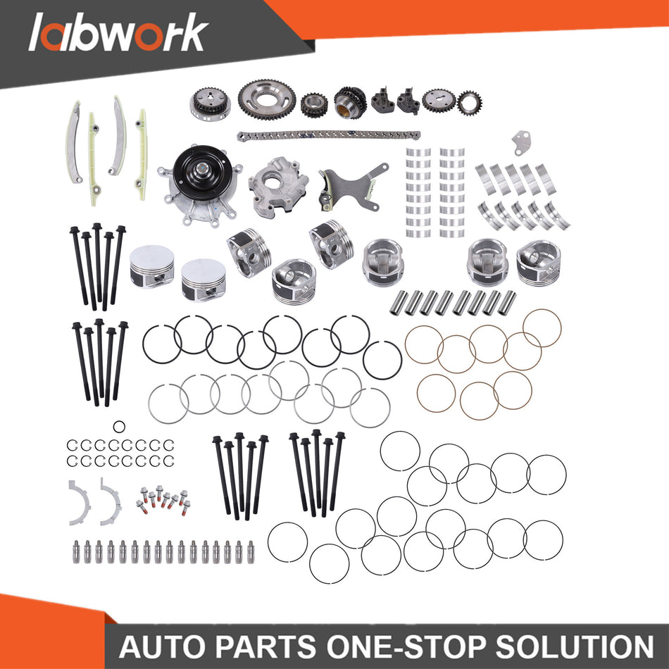 Labwork Master Overhaul Engine Rebuild Kit For Dodge Dakota Durango Ram 04-07