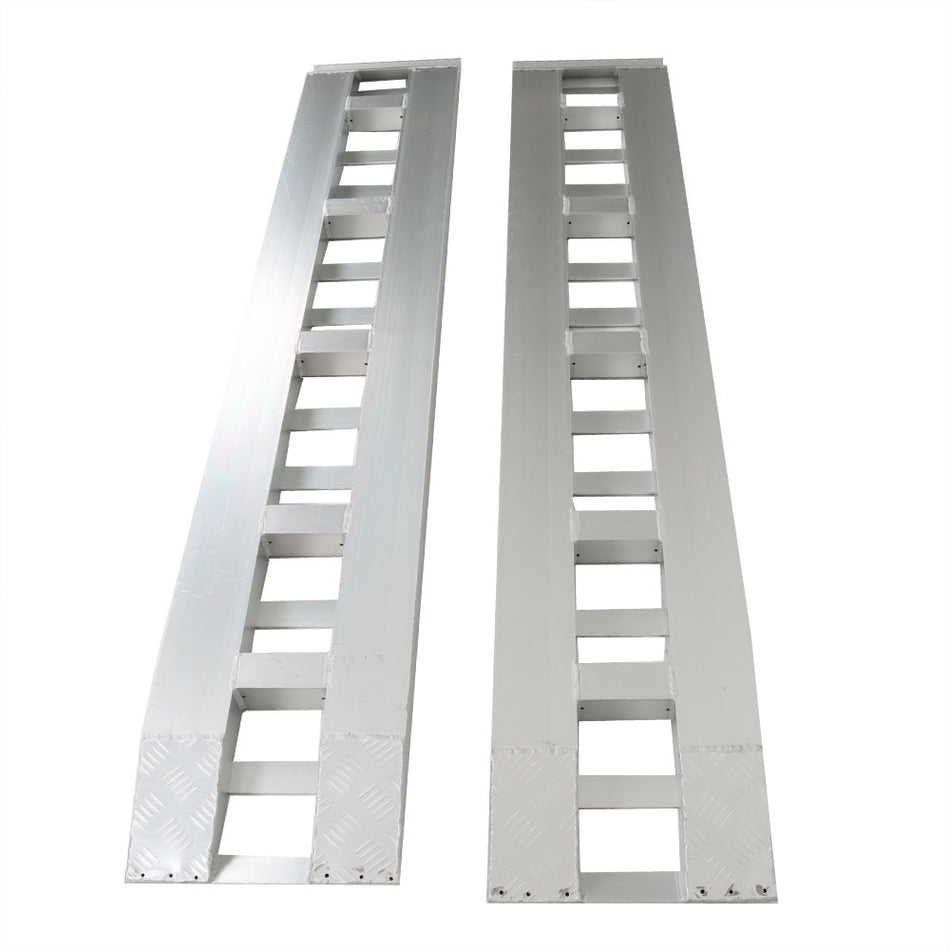 Labwork 84" x 15" 6061T6 Aluminum 6000 LBS Truck Car Auto Trailer Ramps Hook end