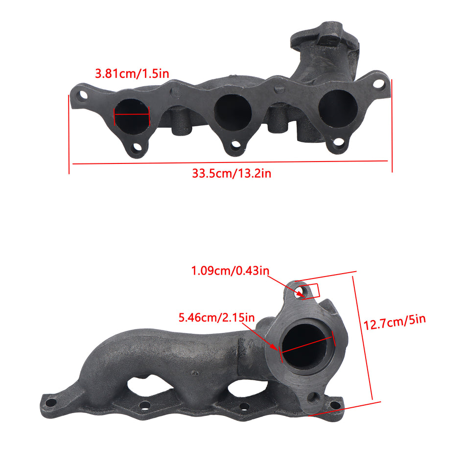 Labwork Driver Side Exhaust Manifold Fit For 2001-02 Mitsubishi Montero MR497481