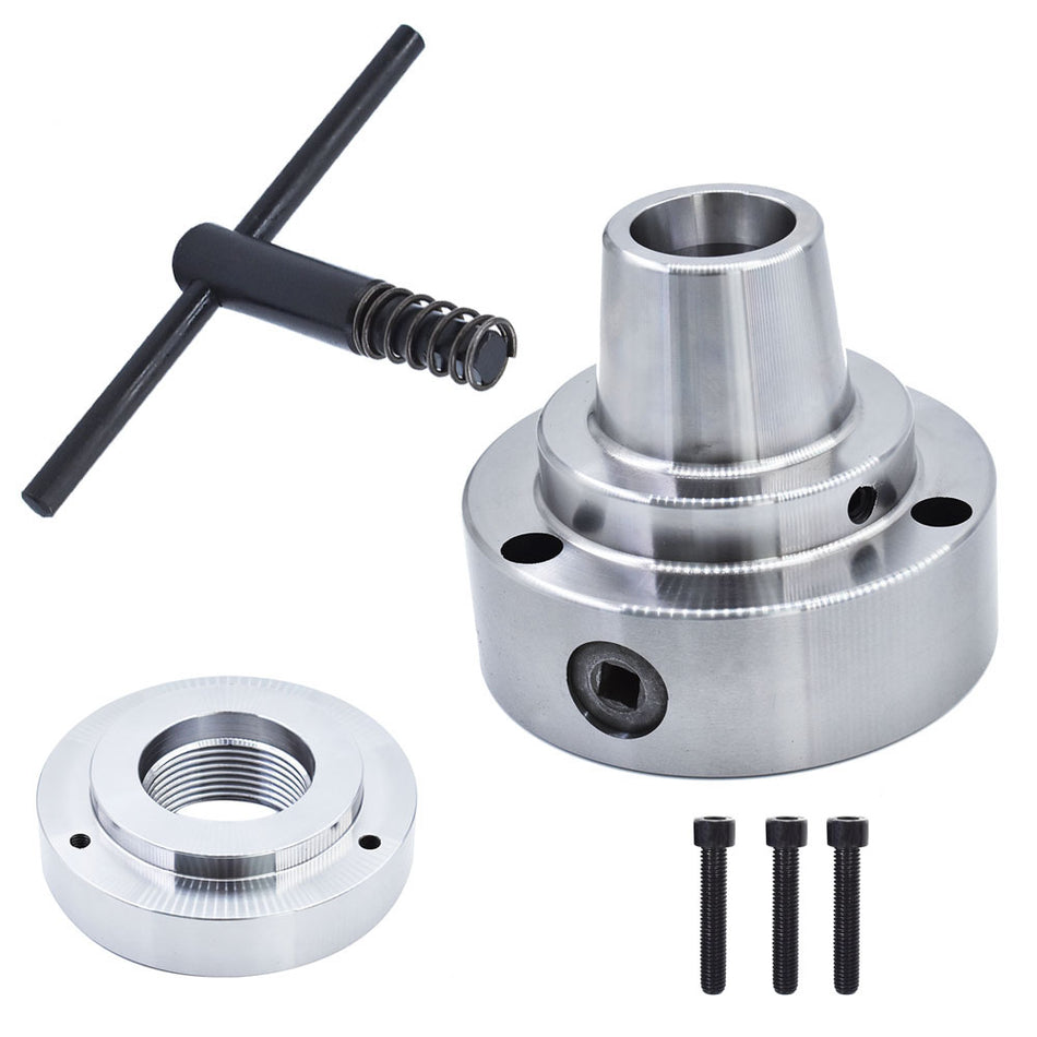 5C Collet Lathe Chuck Closer With Semi-Finished Adp. 2-1/4"x8 Thread Lathe Chuck