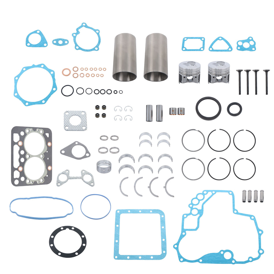 Z482 Engine Overhaul Rebuild Kit STD For KUBOTA T1600H Tractor With Liner