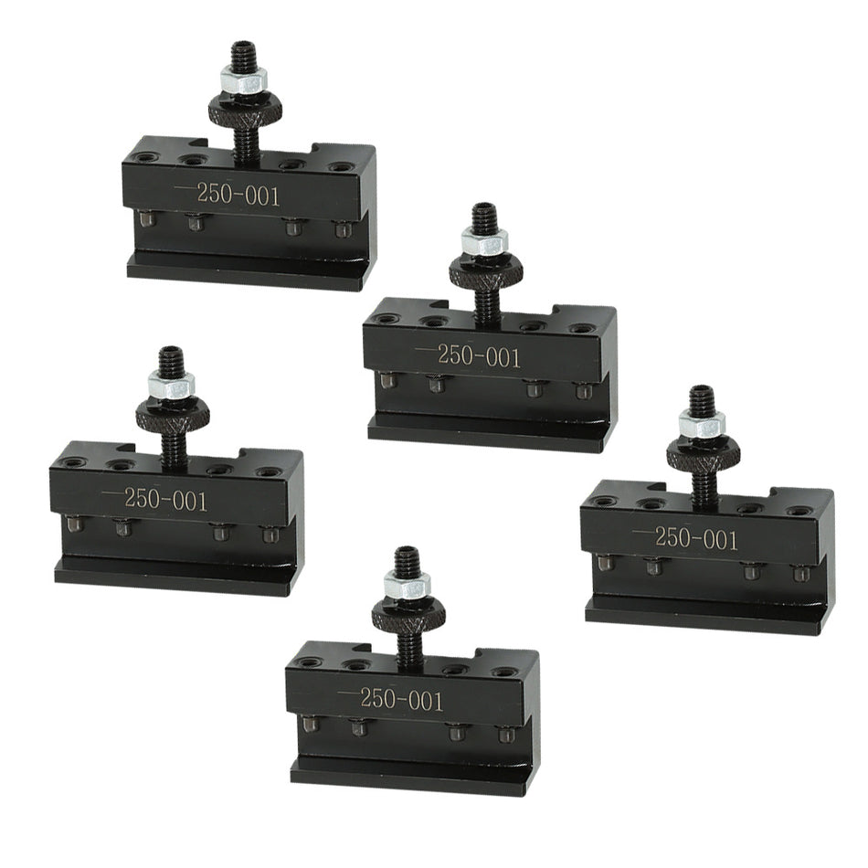 5Pcs OXA #1 250-001 Quick Change Turning Facing Lathe Tool Post Holder CNC